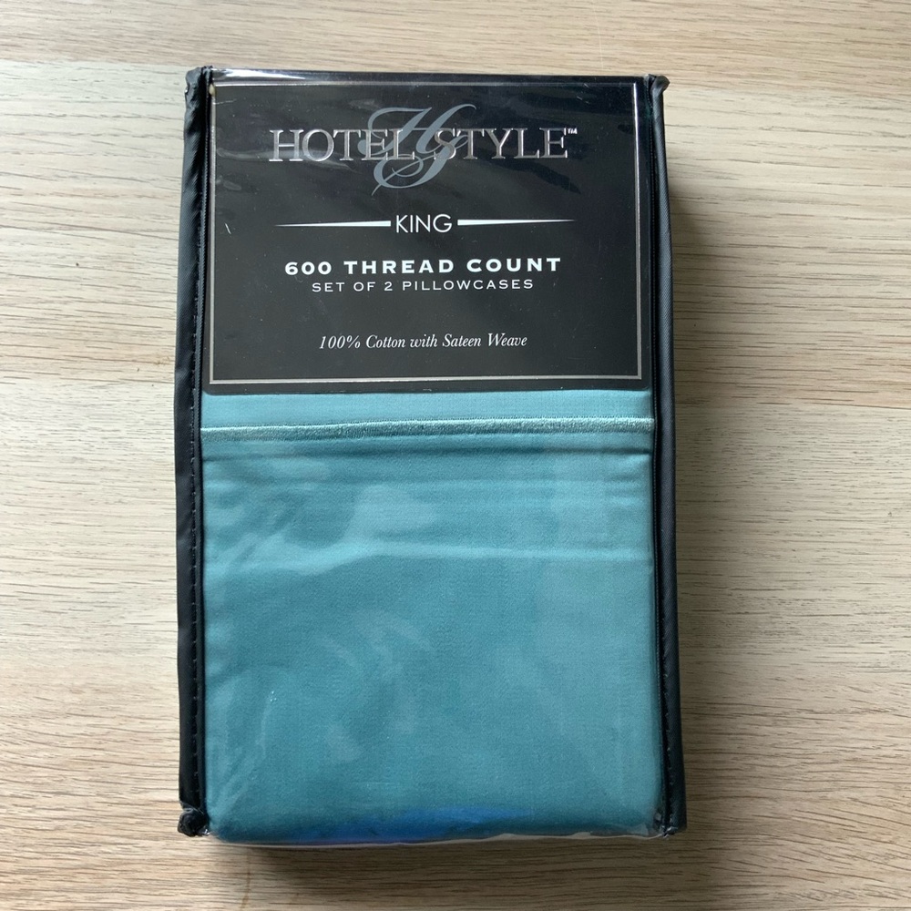 Hotel Style Set of 2 King Pillowcases